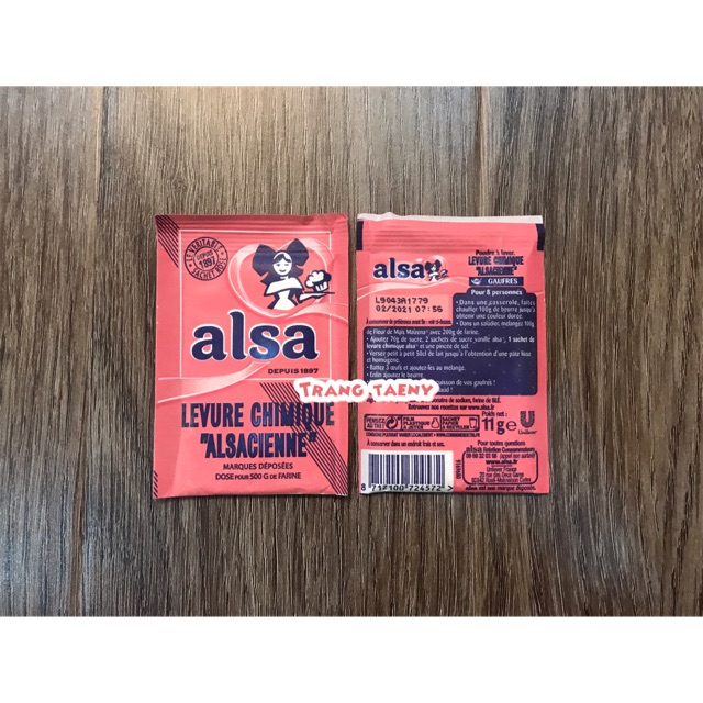 Baking powder Alsa 11g / Bột nở Alsa / Bột nổi Alsa
