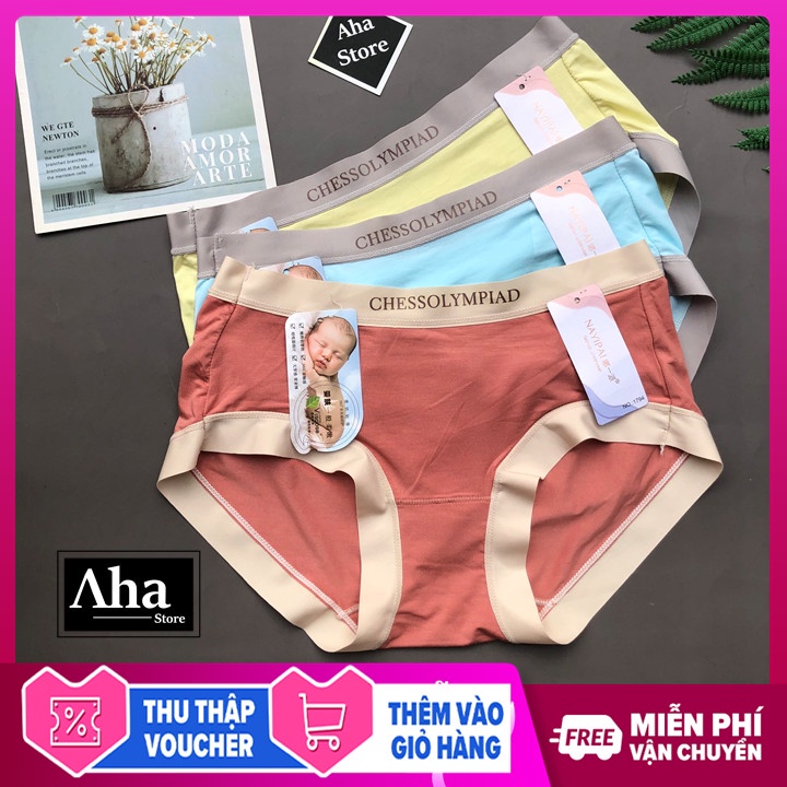 Quần lót nữ thun lạnh viền su mát mịn như da em bé YiOn Underwear QS06