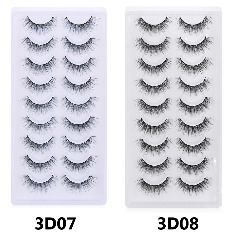 Bộ 18 Cặp Lông Mi Giả Nối Dài Tự Nhiên Tái Sử Dụng Linh Hoạt XIANTIN SKONHED