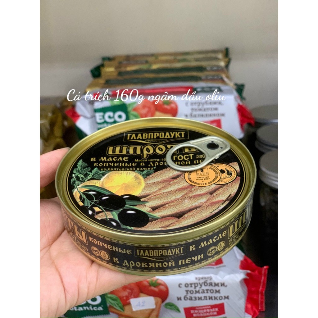 Cá trích ngâm dầu 160g