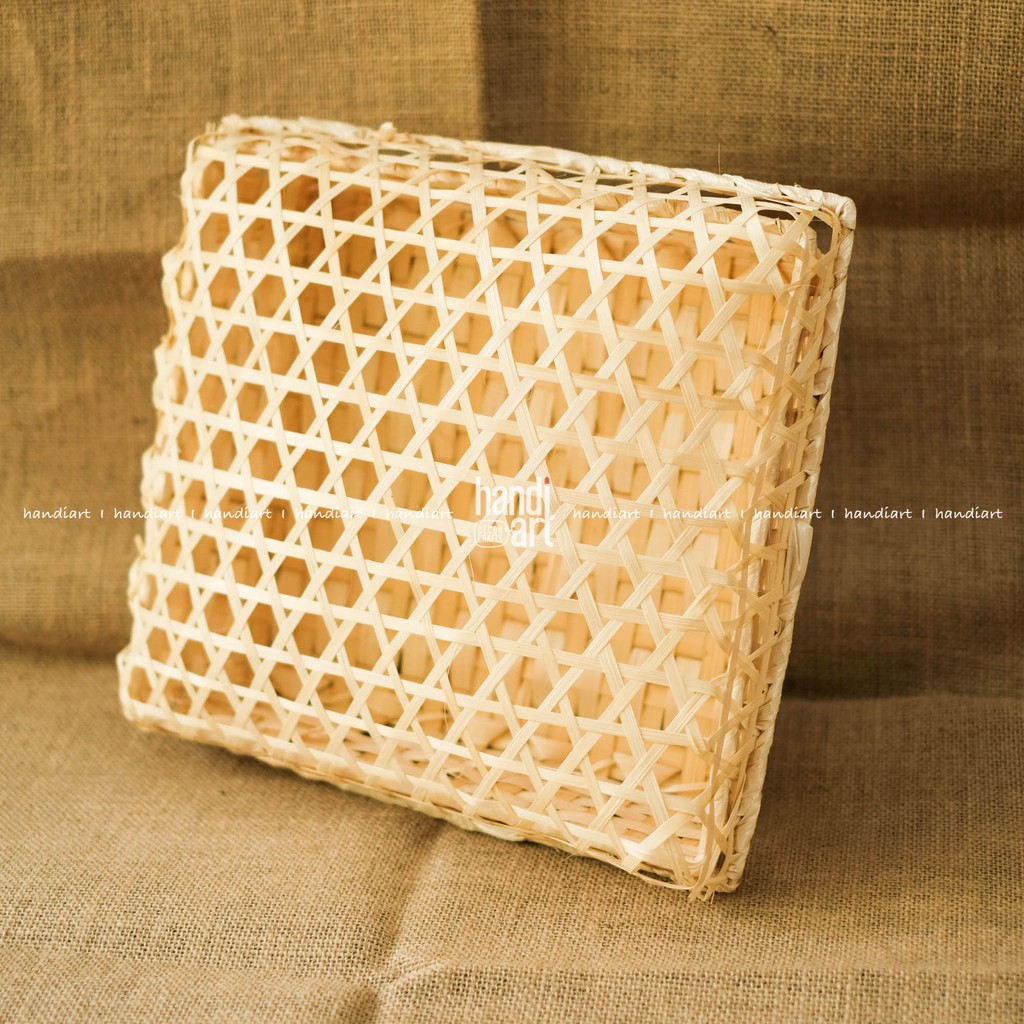 [Hộp quà tết] Hộp tre đan nắp úp ( 31x34x11cm)