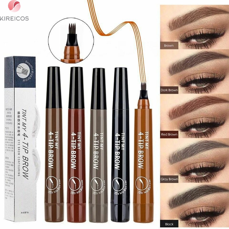 Bút Chì Kẻ Lông Mày Phẩy Sợi 4D TINT MY 4-TIP BROW Không Thấm Nước Lâu Trôi