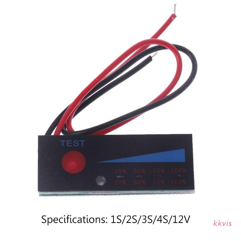 Thiết bị kiểm tra dung lượng pin Lithium 12V 3.7V 2S-4S 18650