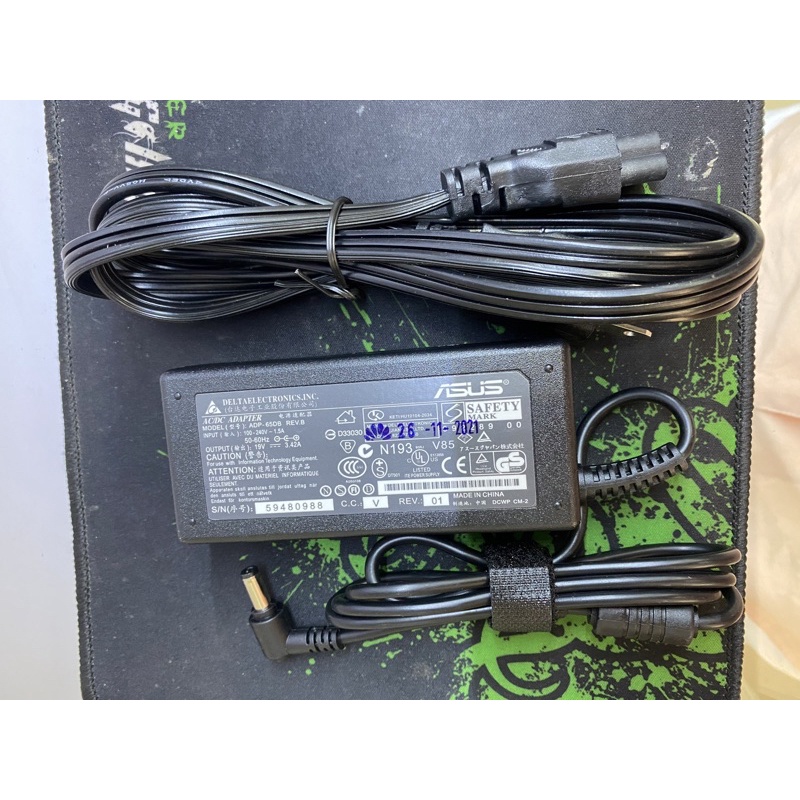 Sạc laptop Asus 19V–4,74A kèm dây nguồn new 100%