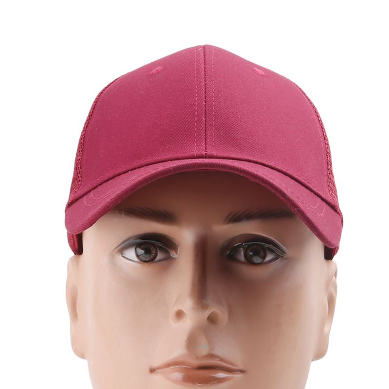 Mũ Lưỡi Trai Màu Trơn Thoáng Khí Che Nắng Cho Nữ