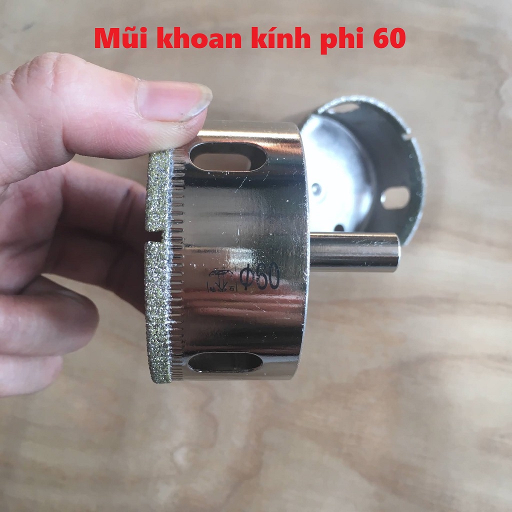 [SẴNG HÀNG] Mũi khoan kính phi 60mm