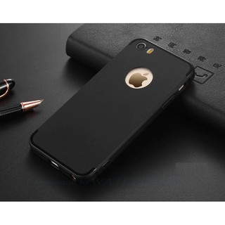 Ốp lưng silicon màu đen iPhone 5, 5S, SE