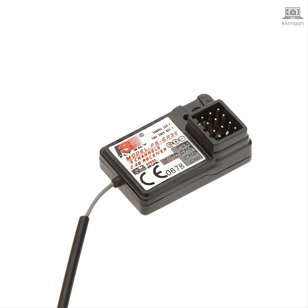 Set 2 đầu thu tín hiệu Flysky FS-GR3E AFHDS 2.4G 3CH FS-GT2 FS-GT2B FS-GT3B FS-GT3C FZ-IT4S xe hơi điều khiển từ xa