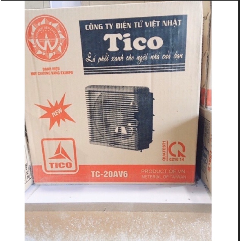 Quạt thông gió Tico 20Av6 ( lắp lỗ 250x250mm) hút 1 chiều, 2 chiều