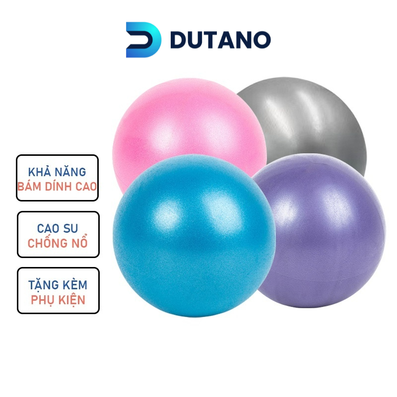 Bóng tập yoga, pilates DUTANO, tập gym cỡ nhỏ 25 cm