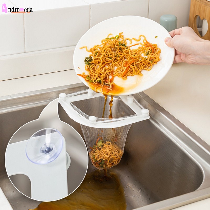 Bộ 30 Lưới Lọc Rác Hình Tam Giác Dùng Một Lần Thông Dụng Cho Nhà Bếp