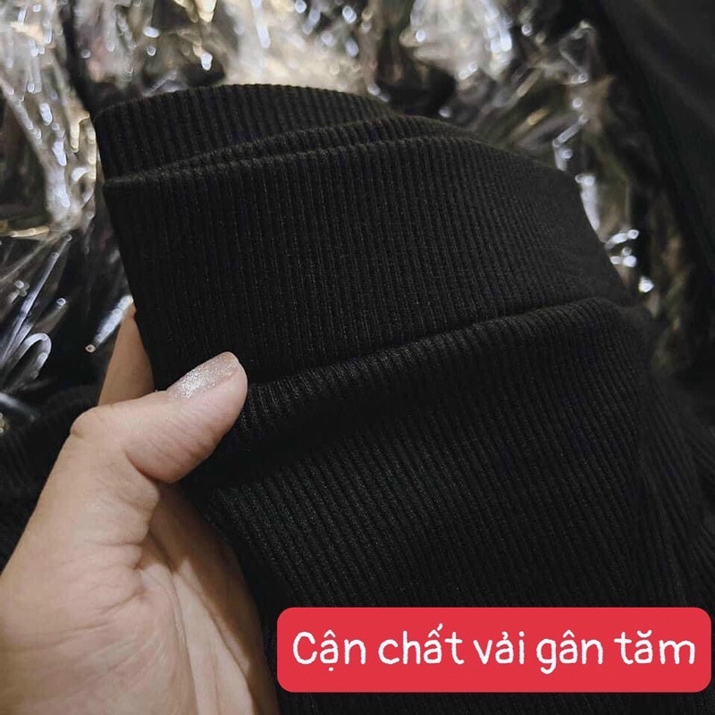 [ CHUBBY BIGSIZE ] QUẦN LOE THUN GÂN TĂM BIGSIZE