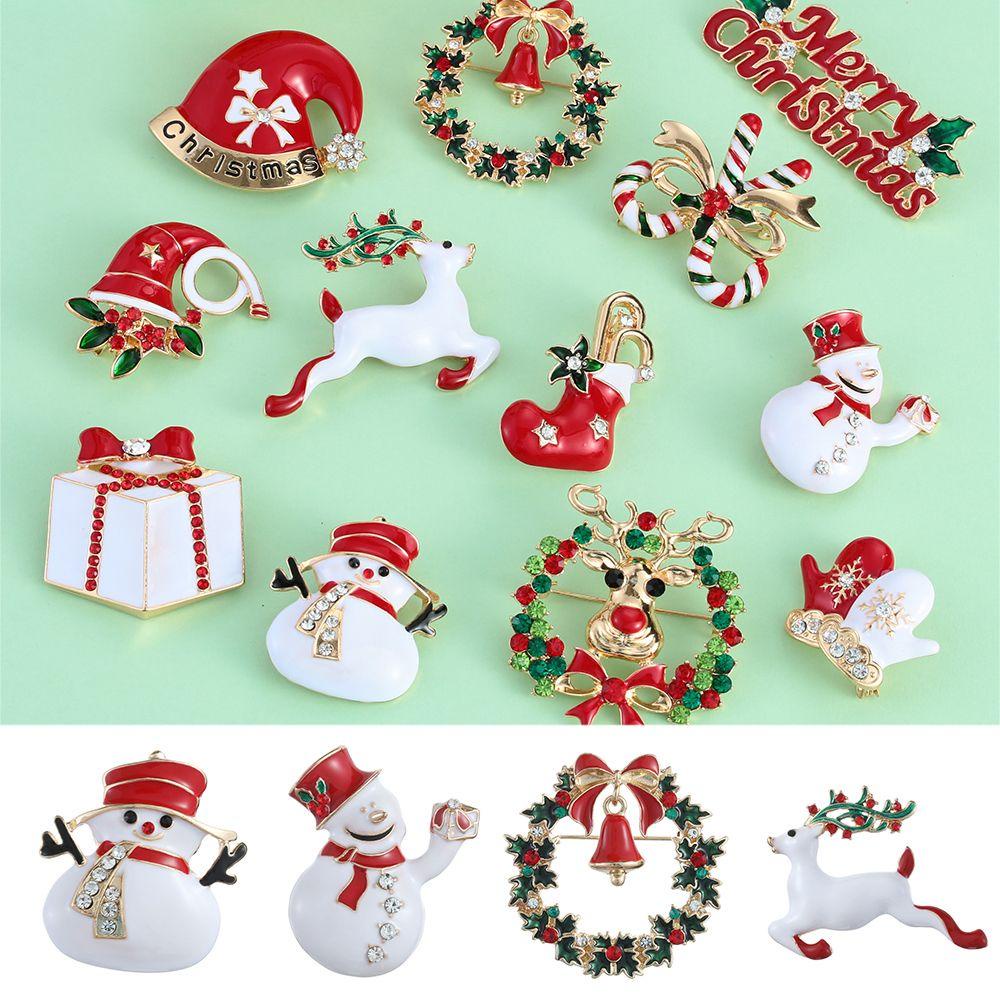 Ghim Cài Áo Hình Chiếc Tất / Găng Tay / Cây Thông / Chuông Giáng Sinh