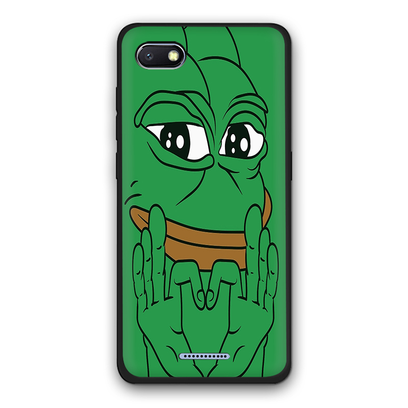 B75 Cute Frog Meme Animal funny Redmi K20 K30 S2 Go 9C 9A 9 8A 8 7A 7 6A 6 Pro Soft Phone Case
