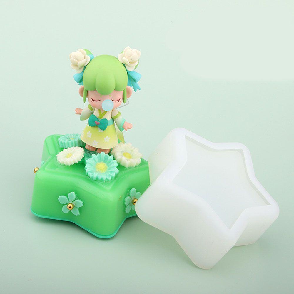 GOGOUP Khuôn Silicone Làm Hộp Nhạc Đồng Hồ Thủ Công DIY