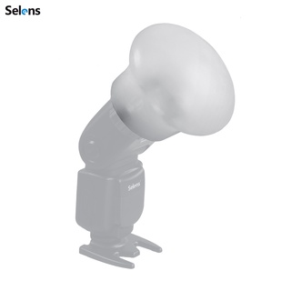Phụ Kiện Khuếch Tán Ánh Sáng Selens Dome Diffuser Hình Cầu Cho Đèn Flash Máy Ảnh