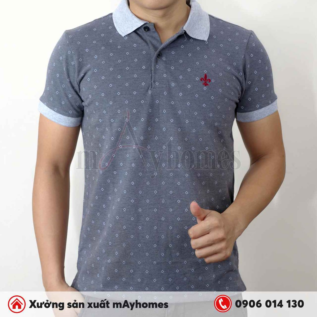 Áo thun polo cá sấu cao cấp giá rẻ, vải thấm hút mồ hôi tốt, cổ bẻ ngắn tay mã AT107 | BigBuy360 - bigbuy360.vn