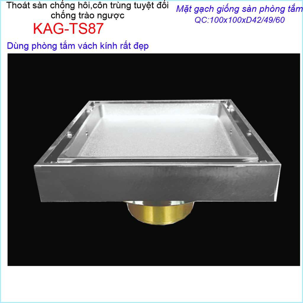 Thoát sàn mặt cắt gạch 10x10cm và 15x15cm , thoát sàn âm,  phễu thoát sàn inox chống hôi chống côn trùng
