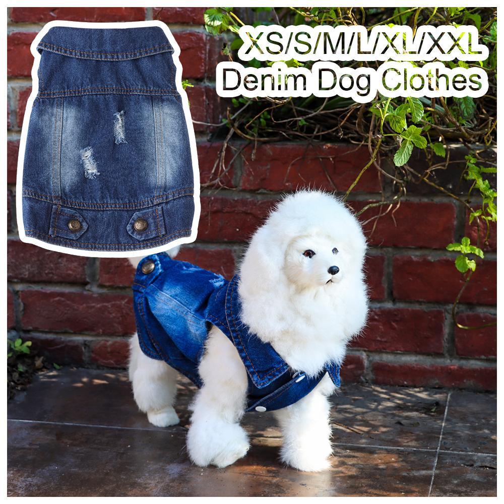 Áo Denim Phong Cách Cao Bồi Cổ Điển Cho Thú Cưng LAYOR1 XS-2XL