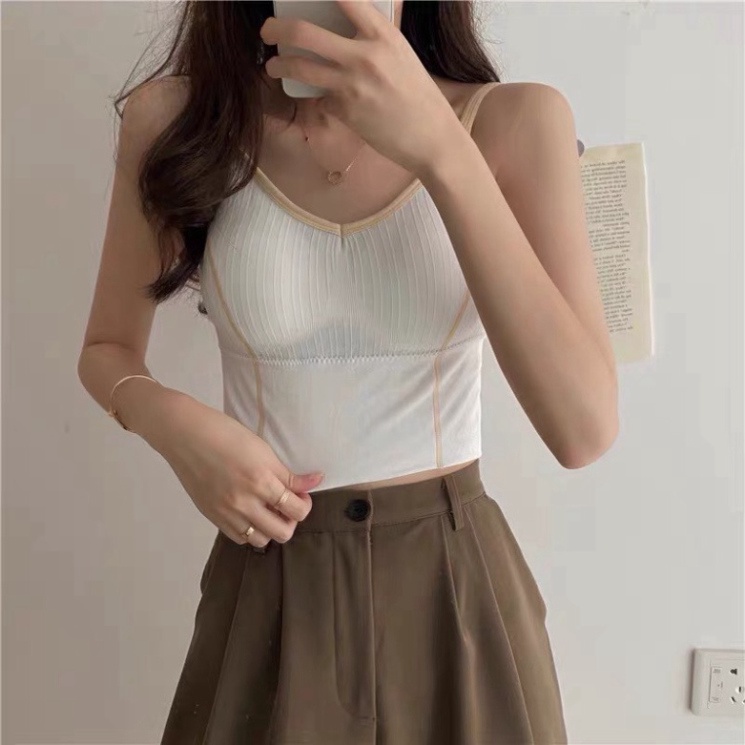 Áo Bra Tập Gym LUHAZO co giãn Nâng ngực Thun Gân Cho Nữ Nhiều Màu Thể Thao Siêu Hot gân tăm đẹp DK7T202