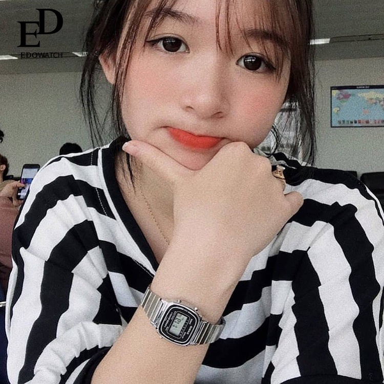Đồng Hồ Nữ  đeo tay, dây kim loại LA 670, vòng tay cuff ,thiết kế thời trang, đẹp, phiên bản mini huyền thoại VDD03