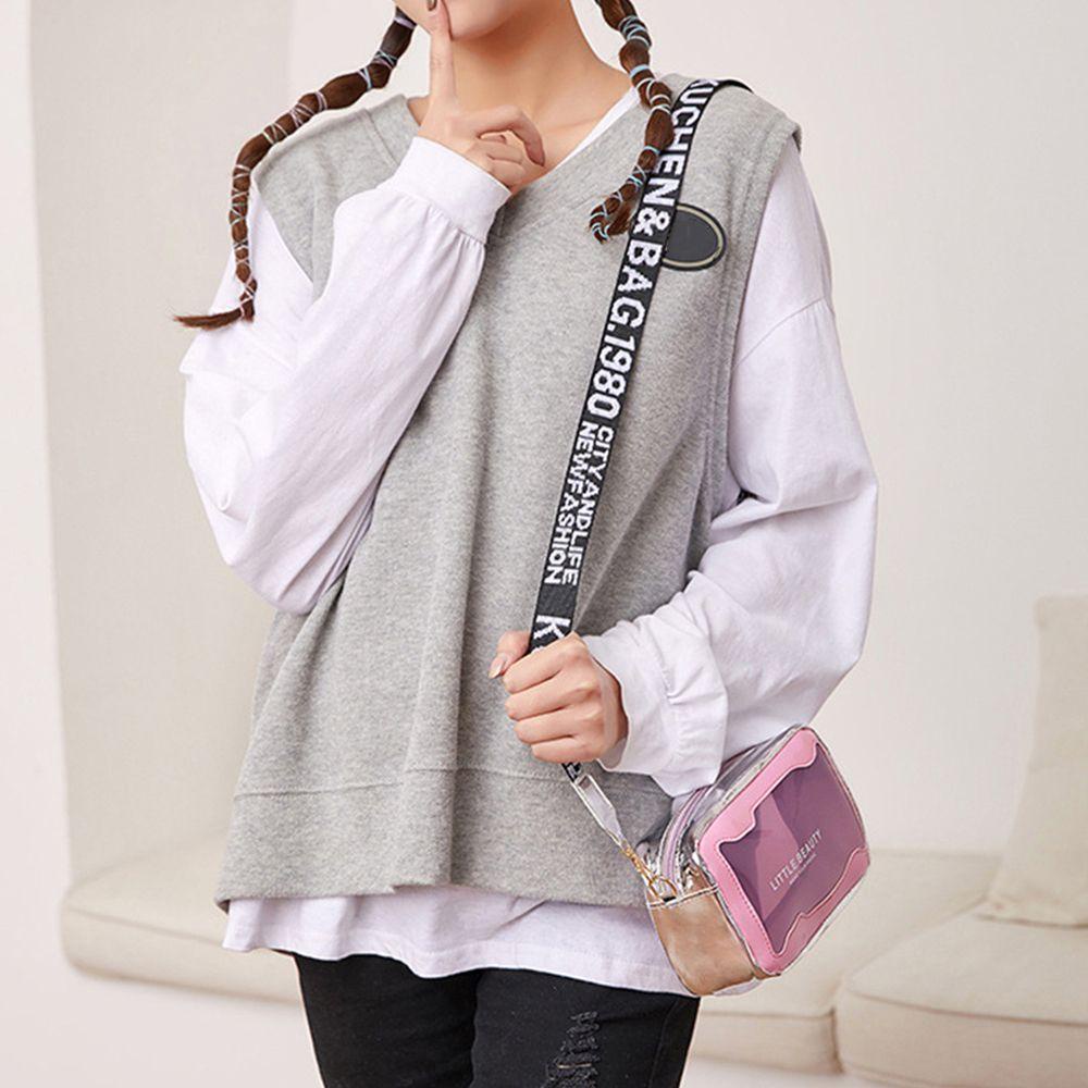 Túi Đeo Vai Bằng PVC Màu Laser Thời Trang Cổ Điển Cho Nữ