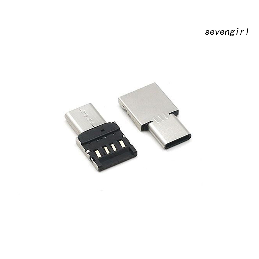 Đầu Chuyển Đổi Từ Giác Cắm Type-C Sang Usb Otg Tiện Dụng