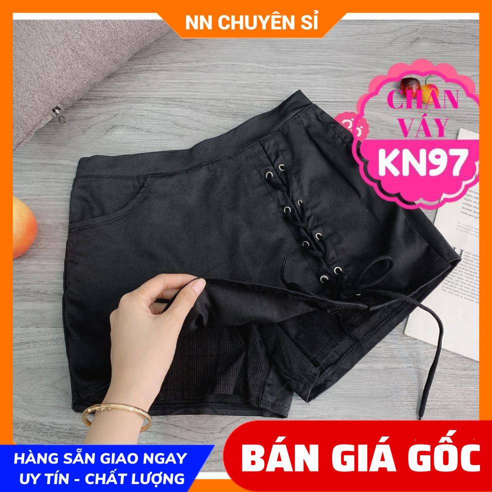 QUẦN VÁY KAKI ĐAN DÂY CỰC XINH KN97 ⚡ẢNH THẬT⚡ CHÂN VÁY ĐAN DÂY
