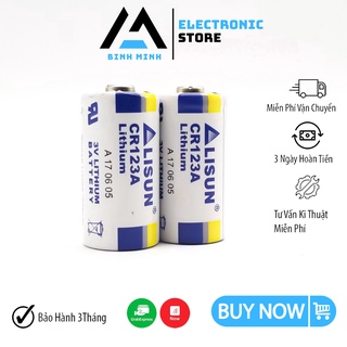 Cr123a pin 3v không sạc 24x17mm dung lượng cao 1500mah