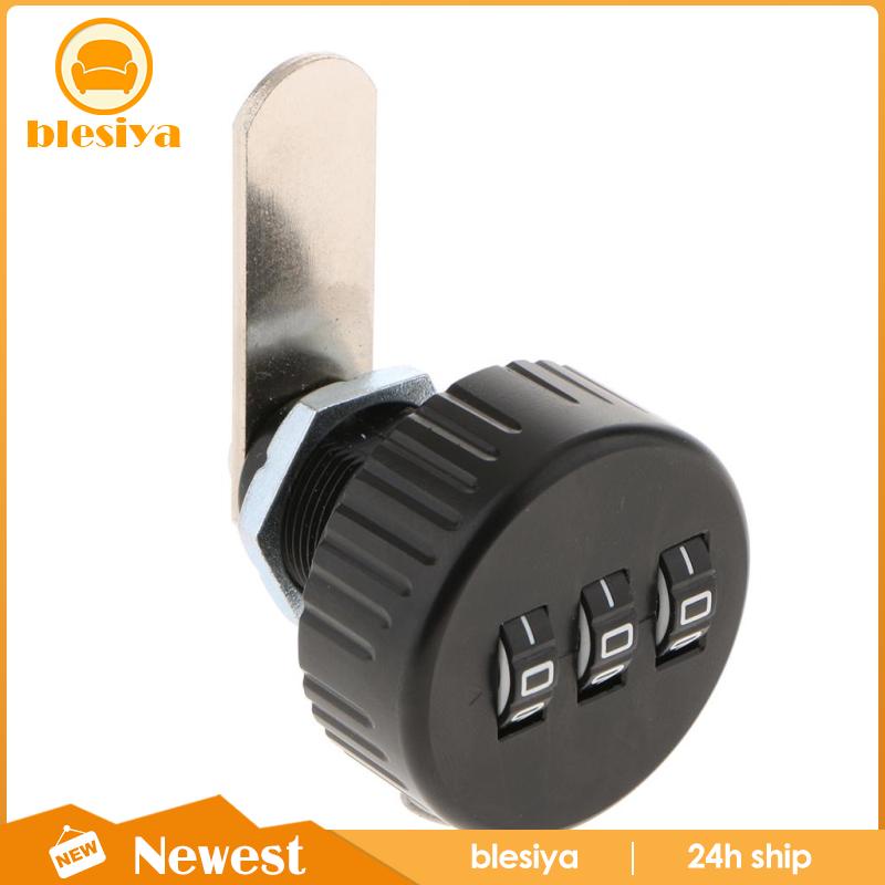 Ổ Khóa Hộp Thư 3 Chữ Số Bằng Hợp Kim Màu Đen