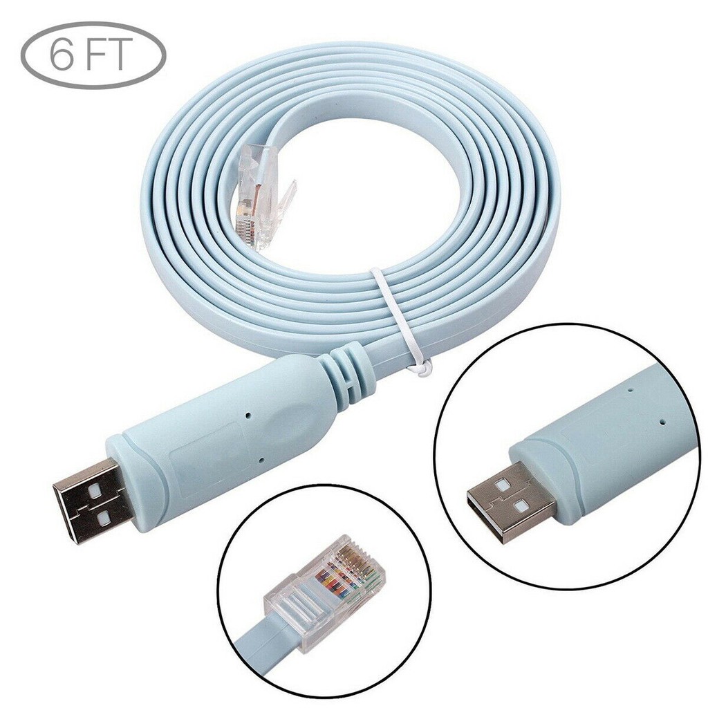 Cáp lập trình cisco - console USB to RJ45 cao cấp