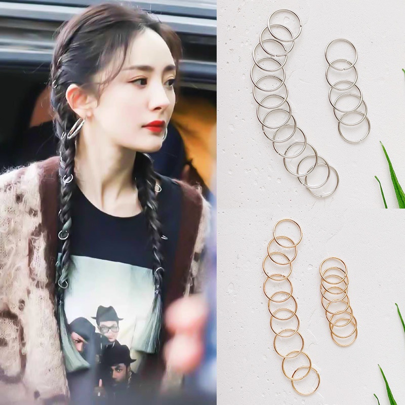 Tép tóc giả nhiều màu sắc thời trang