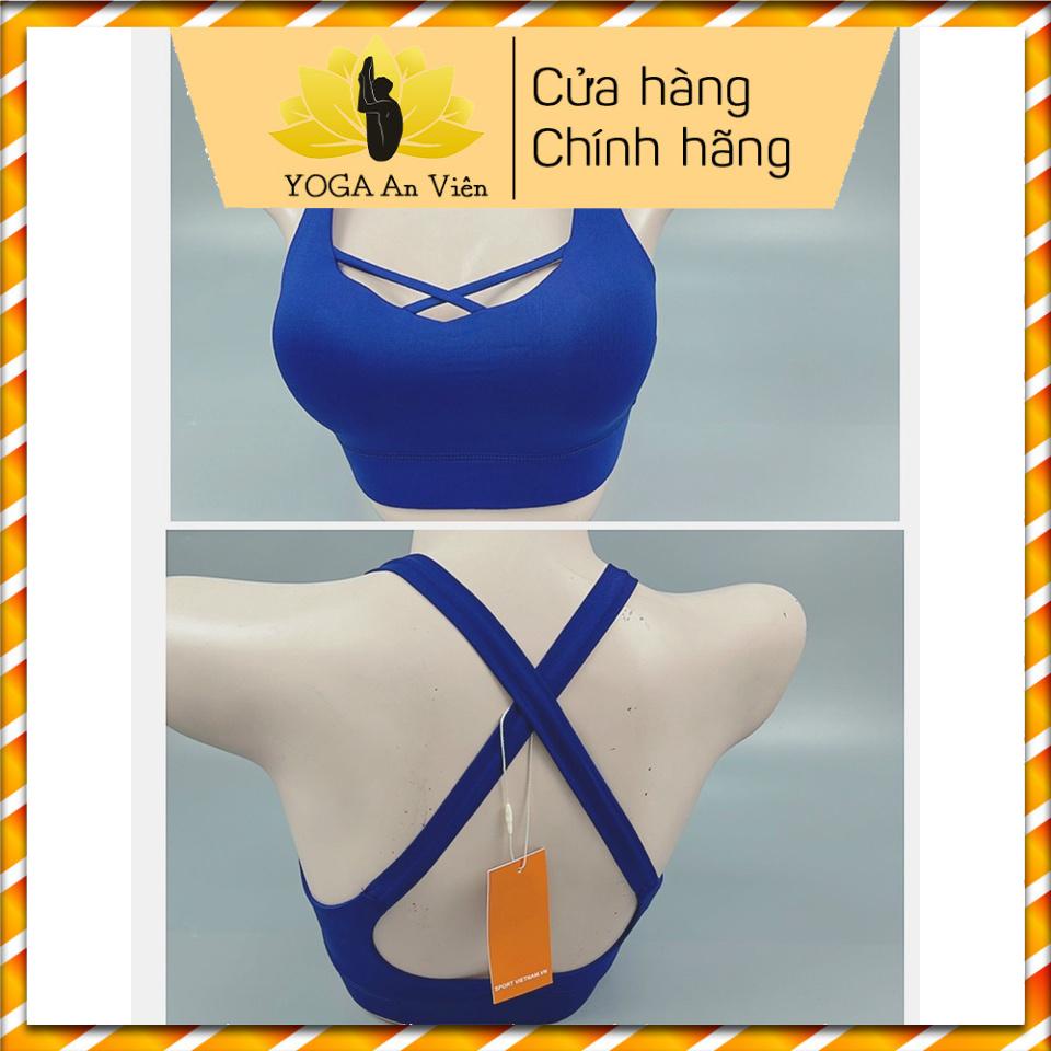 [Ảnh thật] Bra chéo ngực hở lưng thấm hút mồ hôi tuyệt đối - 093- Yoga An Viên