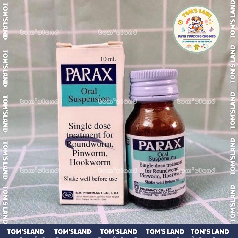 Giun sán chó mèo Parax 10ml