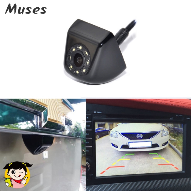 Muse07 Bộ camera lùi xe gắn đèn LED kèm phụ kiện chuyên dụng dành cho ô tô