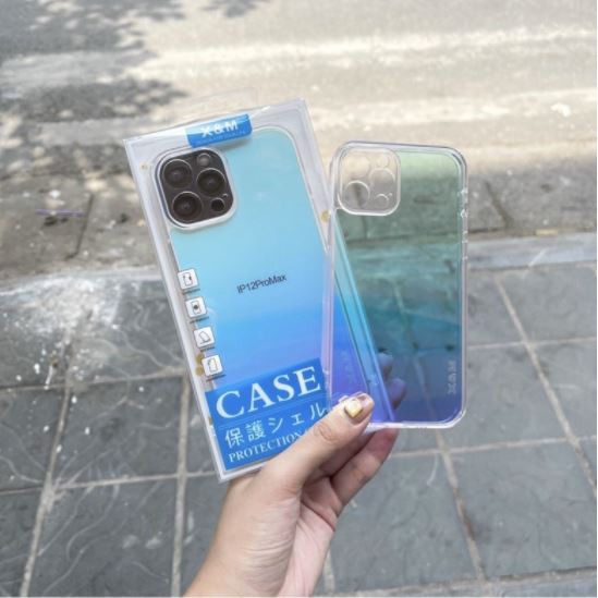 Ốp Lưng Đổi Màu Iphone 12/ 12 Pro/ 12 Pro Max/11/11 Pro Max Hàng Chính Hãng X&M Thay Đổi Màu Sắc Theo Điều Kiện Ánh Sáng