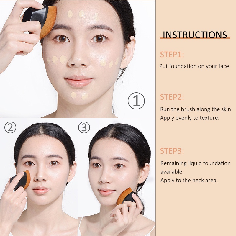 Cọ trang điểm SUAKE tán nền phủ phấn chuyên nghiệp