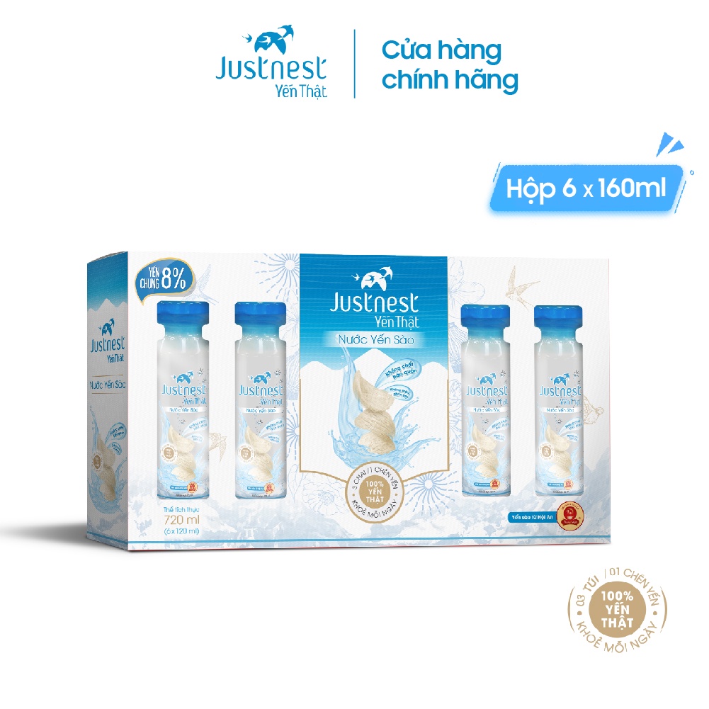 [GIFT] Hộp Nước Yến Thật Justnest (6 chai x 120ml)