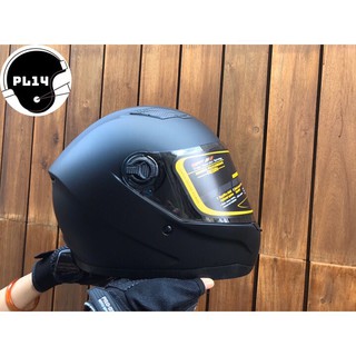 Nón Bảo Hiểm M136 Fullface Đen Cá Tính