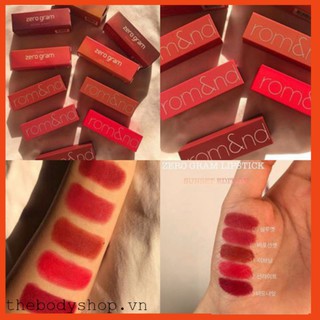 (CHÍNHHÃNG) Son Lì Siêu Nhẹ Môi Romand Zero Gram Matte Lipstick a