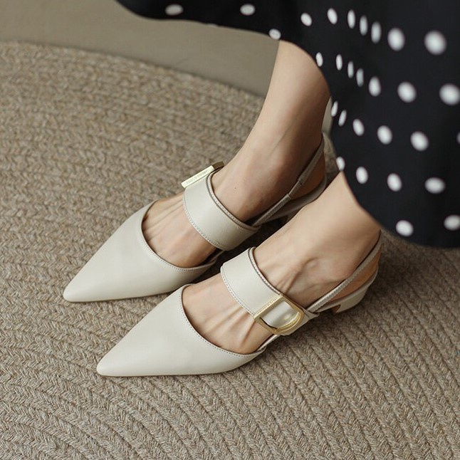 Giày Sandal COLEE Slingback Quai Khuy D 3p