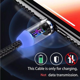[SIÊU SALE ] Cáp sạc từ hít nam châm dây dù 3in1 Micro - Type C - iPhone