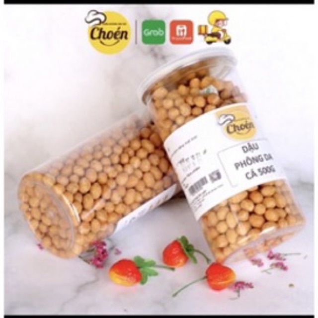 Đậu Phộng Da Cá Nước Cốt Dừa gói 50g và Lon 500g Giòn Ngon Chuẩn Hàng Loại 1 Choen52