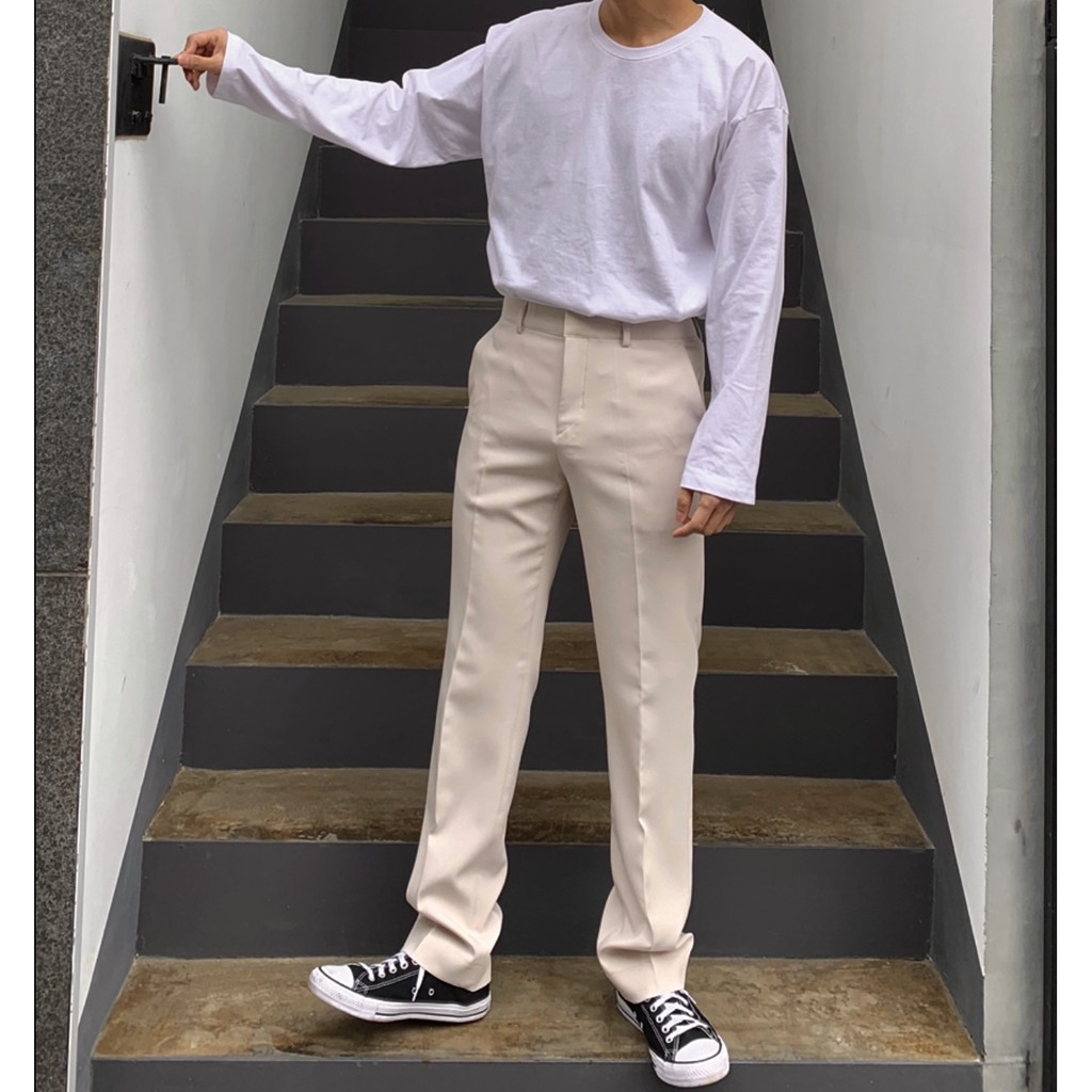 Quần tây ống suông rộng CHUOTTRANG ANN PANTS