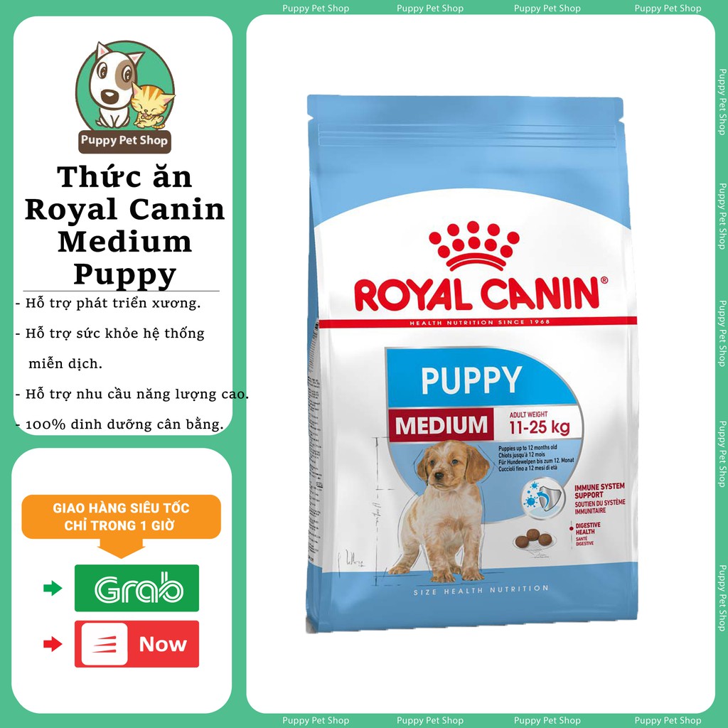 Thức Ăn Cho Chó Royal Canin Medium Puppy