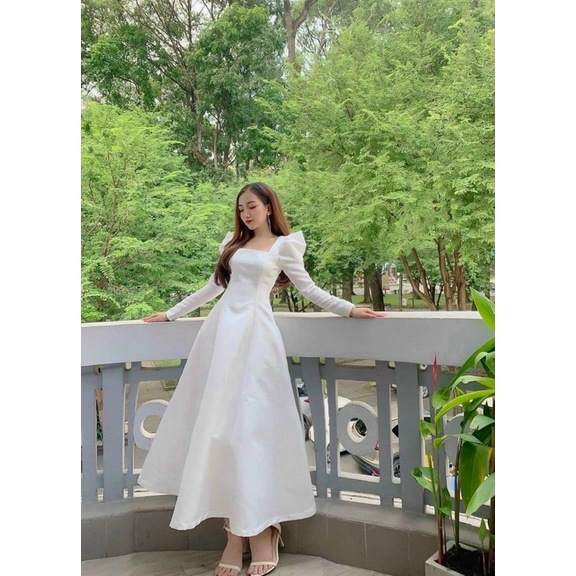 ĐẦM MAXI TAY PHỒNG DÀI FULL SIZE S/M/L/XL