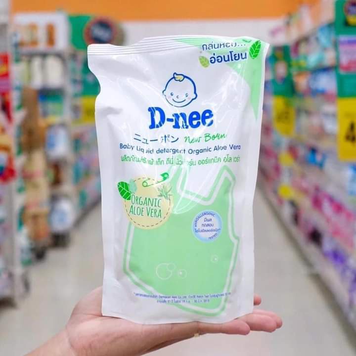 Nước giặt dnee túi 600ml/1400ml nội địa giặt xả 2 trong 1 thơm lâu bền màu an toàn cho trẻ sơ sinh