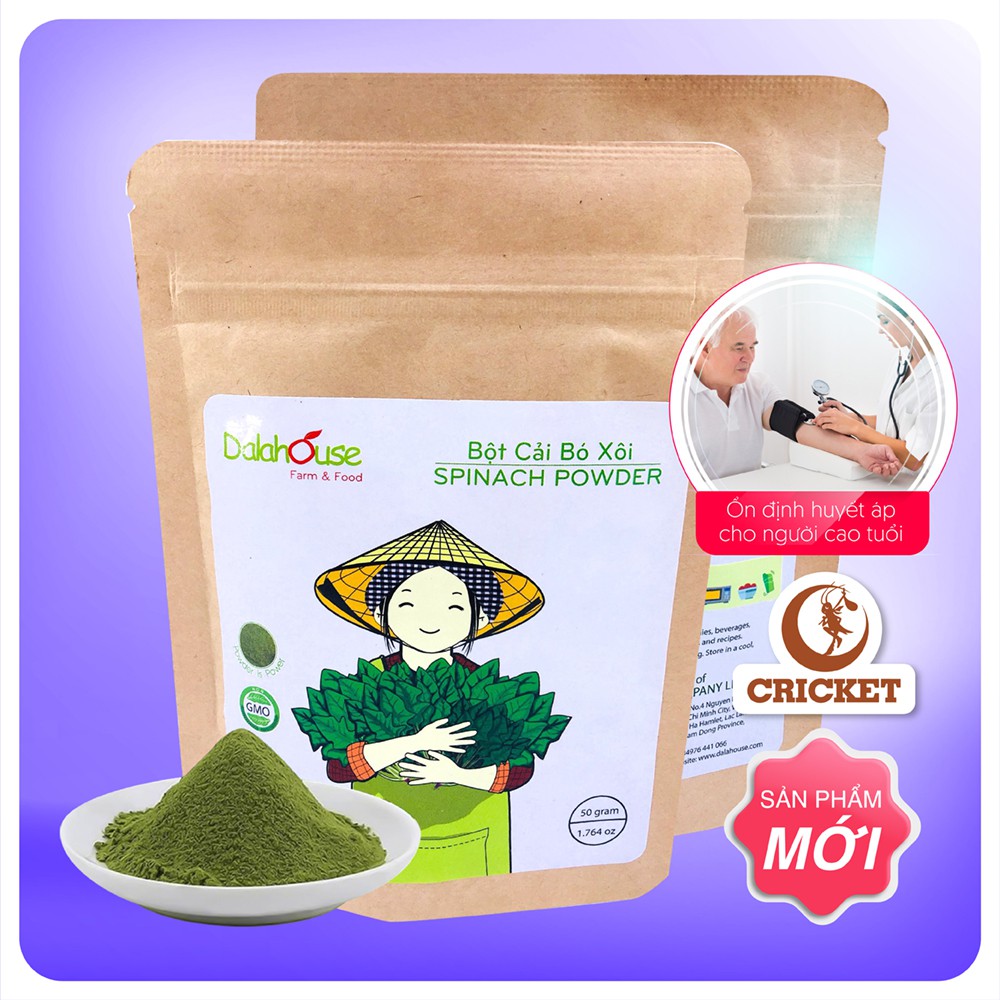 Cải Bó Xôi Dalahouse Nguyên chất 50g