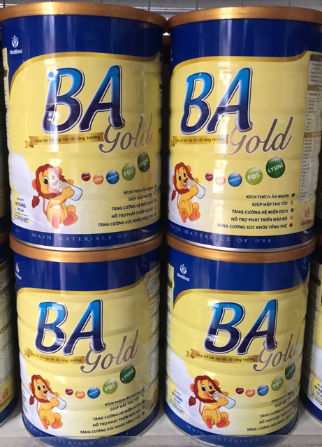 Sữa BA gold 900g date mới 2024