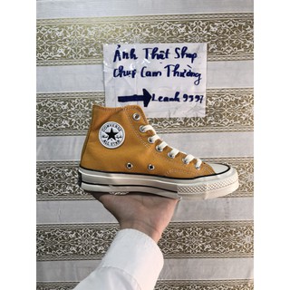 Giày sneaker thể thao vàng trắng